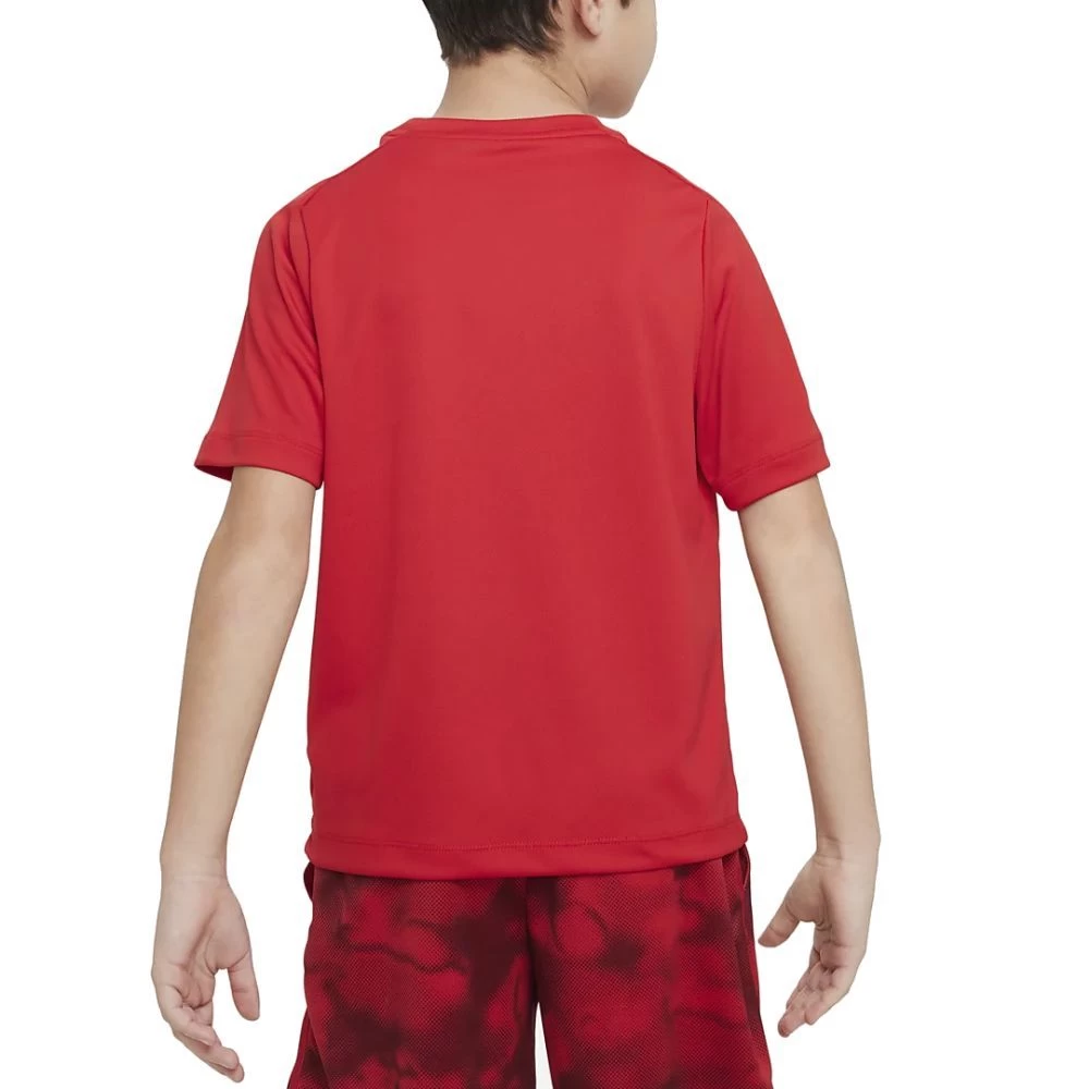 Nike Multi Dri-FIT Trainingsoberteil Kinder Rot Weiß 4 Nike Multi Dri-FIT Trainingsoberteil Kinder Rot Weiß – Bild 2