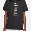 Nike Sportswear Club+ PK4 T-Shirt Herren Schwarz -Sportbekleidung Geschäft DZ2875 010 V
