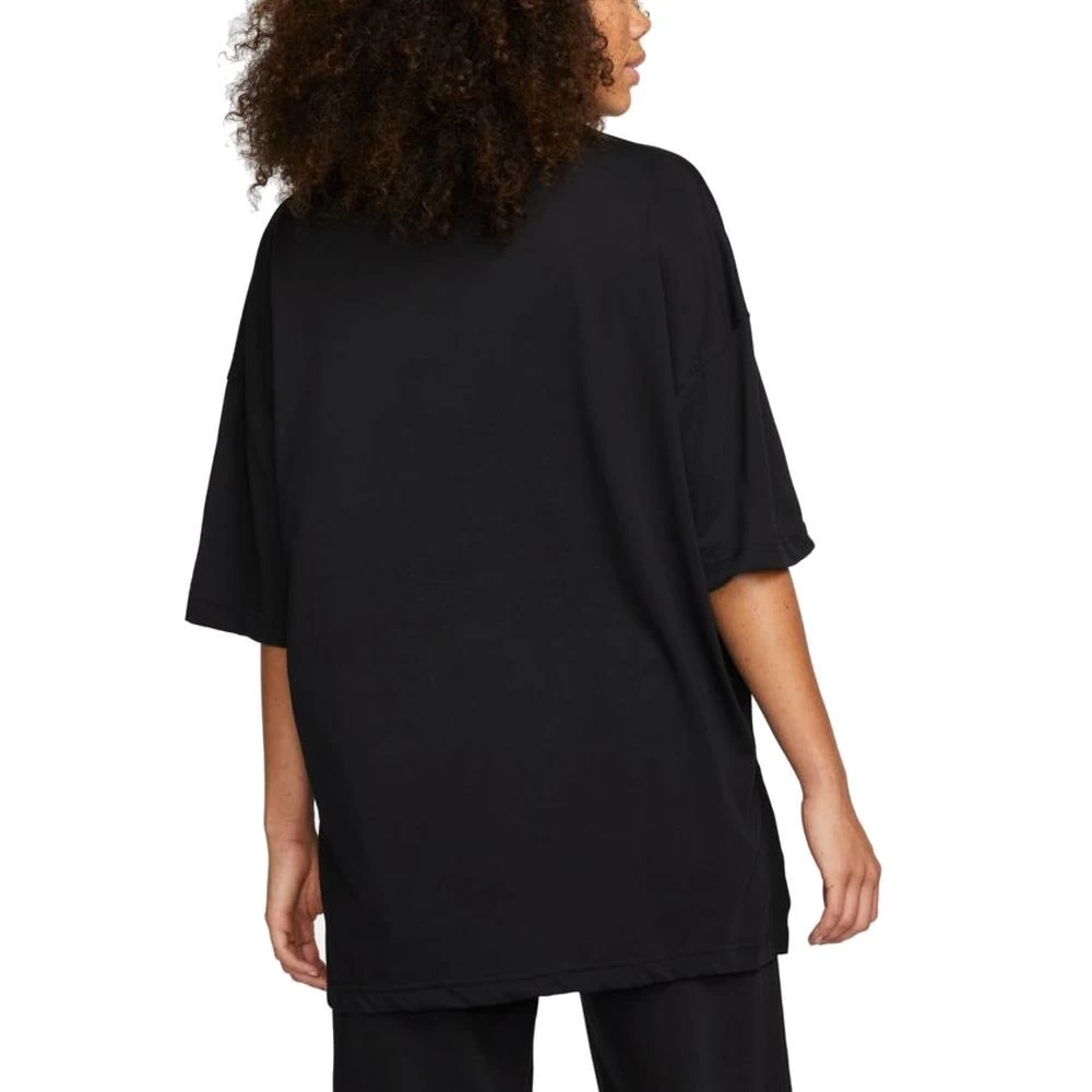 Nike Sportswear Tanz-T-Shirt Damen Schwarz Gelb 4 Nike Sportswear Tanz-T-Shirt Damen Schwarz Gelb – Bild 2