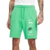 Nike Club Fleece Shorts Herren Grün Weiß