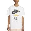 Nike Sportswear Max90-T-Shirt Herren Weiß Schwarz -Sportbekleidung Geschäft FB9778 100 F