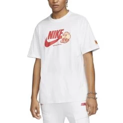 Nike Sportswear Max90-T-Shirt Herren Weiß Rot