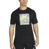 Nike Sportswear T-Shirt Herren Schwarz Gelb -Sportbekleidung Geschäft FB9815 010 F