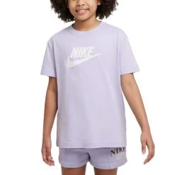 Nike Sportswear T-Shirt Mädchen Helllila Weiß