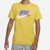 Nike Sportswear Standard Issue T-Shirt Kinder Vivid Sulfur -Sportbekleidung Geschäft FD1201 709 V