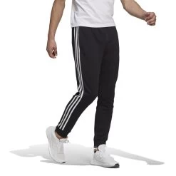 Adidas ESS Tapered Cuff 3-Streifen Hose Herren Schwarz Tall-Größe