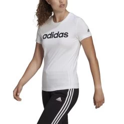 Adidas Essentials Slim Logo T-Shirt Damen Weiß -Sportbekleidung Geschäft GL0768 R145k1w9B7ZCz7