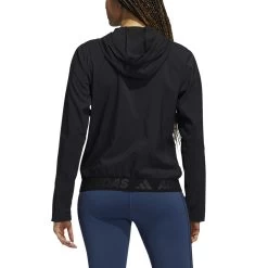 Adidas Branded Layer Kapuzenjacke Damen Schwarz -Sportbekleidung Geschäft GS5355 Snmx4naiZL6Fg2