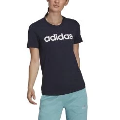 Adidas Essentials Slim Logo T-Shirt Damen Legend Ink -Sportbekleidung Geschäft H07833 R3gxVt3xK97dMu
