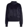 Adidas Holidayz Cozy Velour Sweatshirt Damen Dunkellila