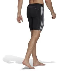 Adidas Techfit 3-Streifen Training Kurze Tight Herren Schwarz Weiß -Sportbekleidung Geschäft HD3531 SmCkMaA1TrqlJ2