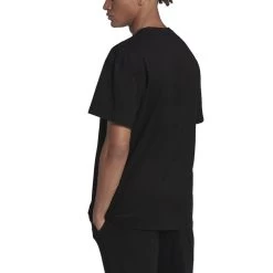 Adidas Essentials FeelVivid Drop Shoulder T-Shirt Herren Schwarz Weiß -Sportbekleidung Geschäft HE4361 SCdJeR0YNNsaUW