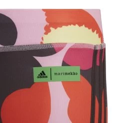 Adidas X Marimekko Believe This AEROREADY Training Floral-Print Tight Mädchen Pink Rot Grün -Sportbekleidung Geschäft HF0513 SiLUQXlPZ411g3