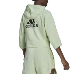 Adidas Sportswear Summer Hoodie Damen Lime Schwarz -Sportbekleidung Geschäft HF1654 SRb4AoWH345FPx