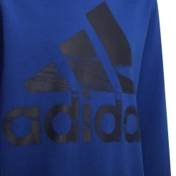 Adidas Logo Sweatshirt Kinder Blau Schwarz -Sportbekleidung Geschäft HF1824 SDQJ9AaOLxKI0l