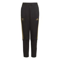 Adidas Mo Salah 3-Streifen Hose Kinder Schwarz Gold