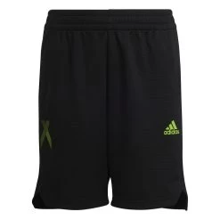 Adidas Football-Inspired X Shorts Kinder Schwarz Neongrün