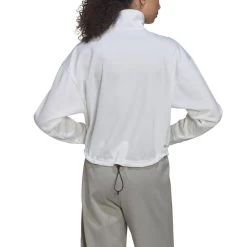 Adidas AEROREADY 1/4-Zip Trainingsjacke Damen Weiß -Sportbekleidung Geschäft HI3377 SIFbHIgTZ7t4As