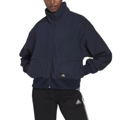 Adidas Holidayz Sherpa Jacke Damen Legend Ink -Sportbekleidung Geschäft HJ7369 RiOsUwRkgxeCb2