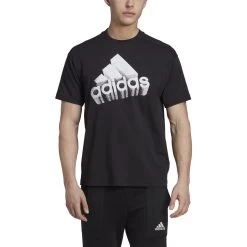 Adidas Essentials Brand Love Logo T-Shirt Unisex Schwarz Weiß -Sportbekleidung Geschäft HK0376 RI7NUJGdH2RSeo