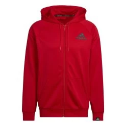 Adidas AEROREADY Game And Go Small Logo Kapuzenjacke Herren Rot