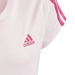Adidas Designed 2 Move 3-Streifen T-Shirt Mädchen Pink -Sportbekleidung Geschäft HM4472 ShujvGGBpy5xSJ