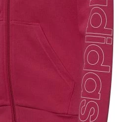 Adidas Essentials Kapuzenjacke Mädchen Magenta Weiß -Sportbekleidung Geschäft HM8714 3