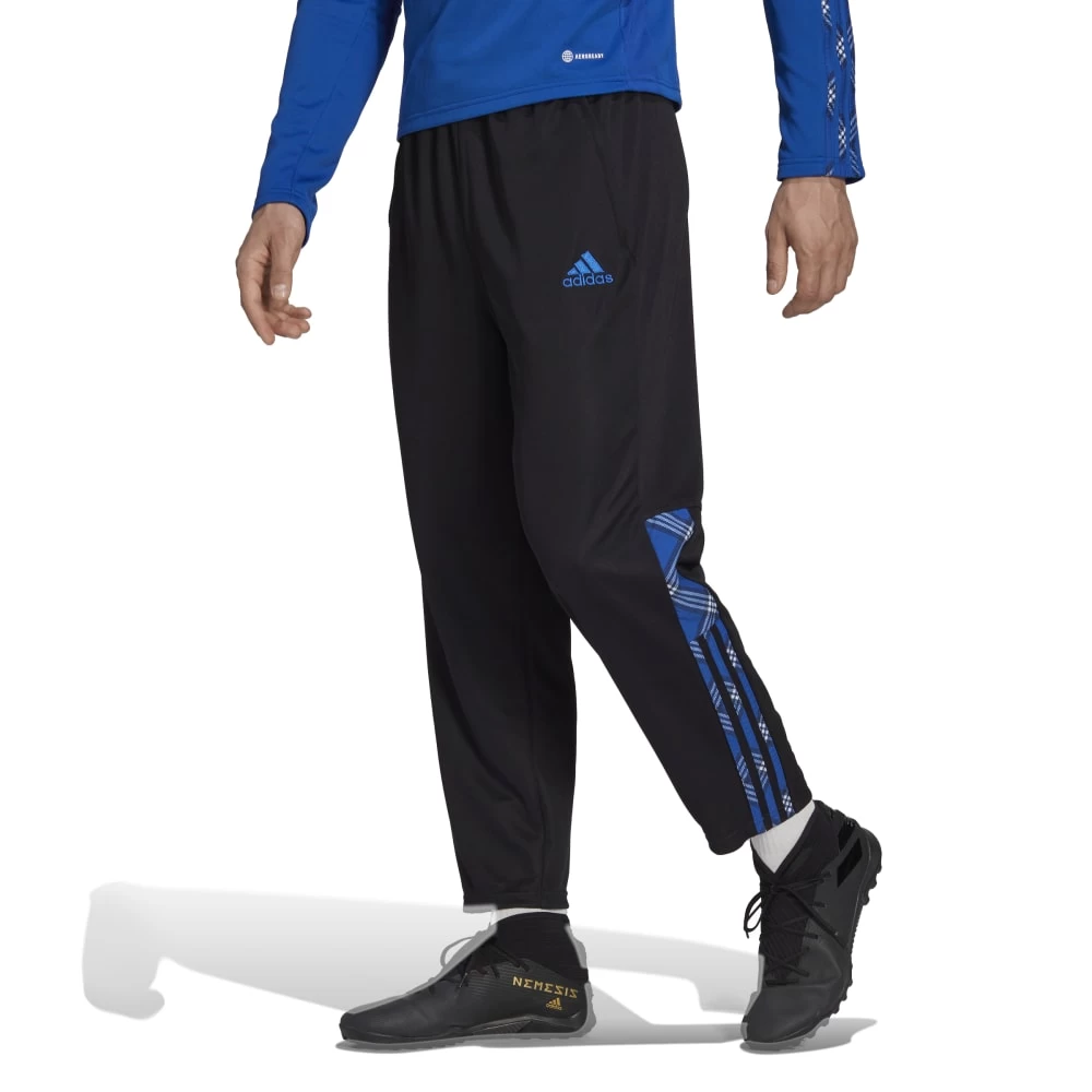 Adidas Tiro 7/8 Trainingshose Herren Schwarz Blau 4 Adidas Tiro 7/8 Trainingshose Herren Schwarz Blau – Bild 2