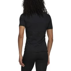 Adidas Techfit Training T-Shirt Damen Schwarz Weiß -Sportbekleidung Geschäft HN9075 SfvX805vZMShk5