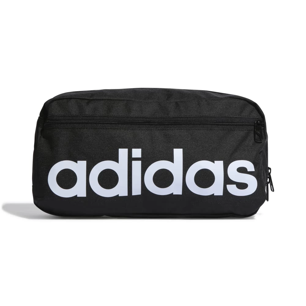 Adidas Essentials Linear Crossbody-Tasche Schwarz Weiß 3 Adidas Essentials Linear Crossbody-Tasche Schwarz Weiß