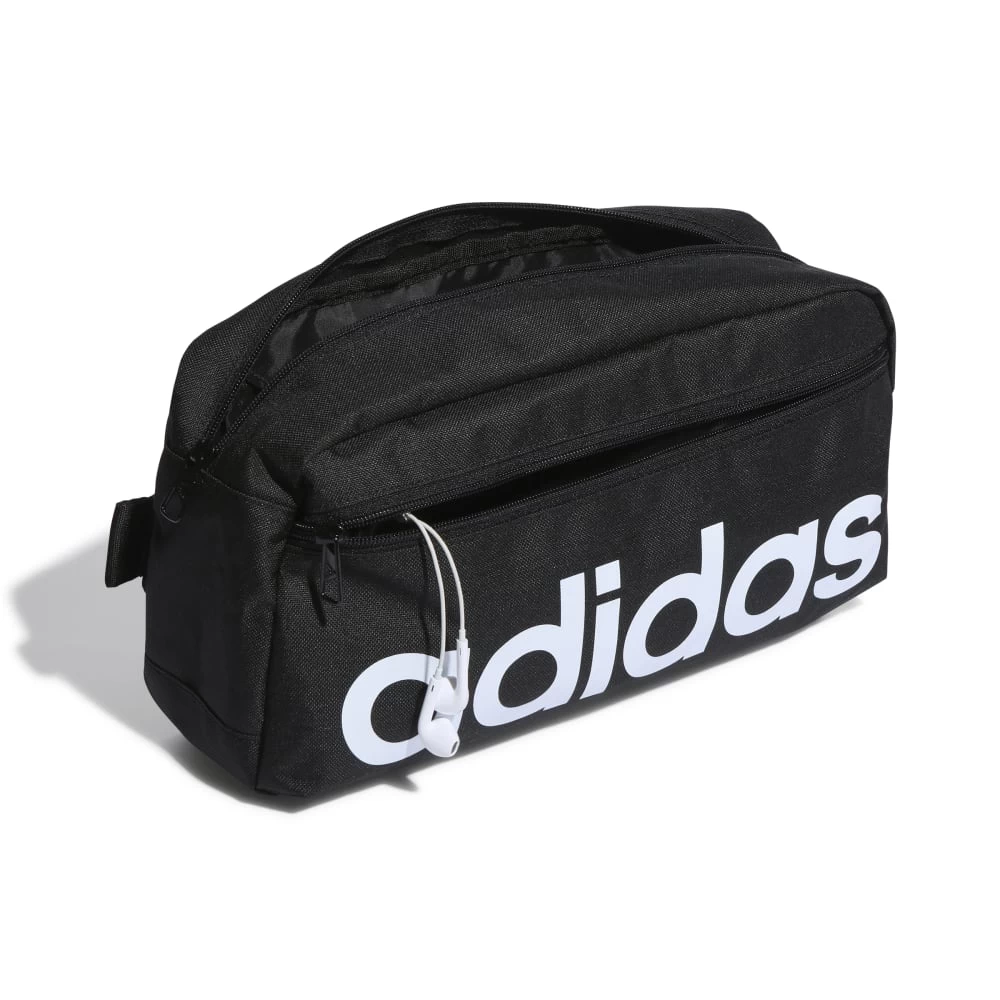 Adidas Essentials Linear Crossbody-Tasche Schwarz Weiß 6 Adidas Essentials Linear Crossbody-Tasche Schwarz Weiß – Bild 4