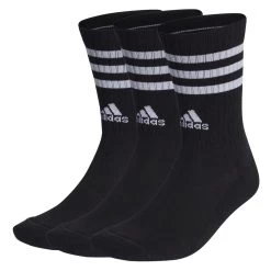 Adidas 3-Streifen Cushioned Crew Socken 3 Paar Herren Kinder