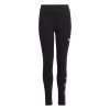 Adidas Essentials Linear Logo Cotton Leggings Mädchen Schwarz