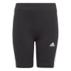 Adidas Essentials 3-Streifen Cotton Kurze Tight Mädchen Schwarz 1 Adidas Essentials 3-Streifen Cotton Kurze Tight Mädchen Schwarz -Sportbekleidung Geschäft IC3628 F