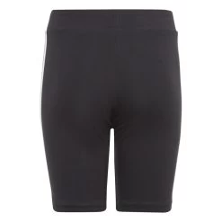 Adidas Essentials 3-Streifen Cotton Kurze Tight Mädchen Schwarz -Sportbekleidung Geschäft IC3628 R