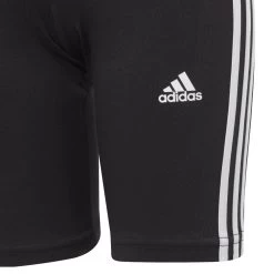 Adidas Essentials 3-Streifen Cotton Kurze Tight Mädchen Schwarz -Sportbekleidung Geschäft IC3628 S