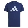 Adidas Train Essentials AEROREADY Logo Regular-Fit T-Shirt Kinder Dunkelblau Weiß -Sportbekleidung Geschäft IC5663 F