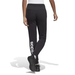 Adidas Essentials Linear French Terry Cuffed Hose Damen Schwarz Langgrößen -Sportbekleidung Geschäft IC6868 S yaqf