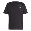 Adidas Essentials Single Jersey Embroidered Small Logo T-Shirt Herren Schwarz -Sportbekleidung Geschäft IC9282 F
