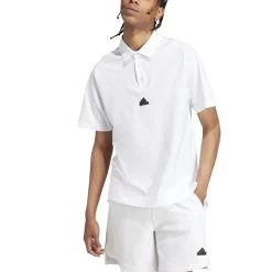 Adidas Premium Z.N.E. Poloshirt Herren Weiß -Sportbekleidung Geschäft IJ6136 R