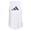 Adidas 3 Bar Logo Tanktop Damen Weiß Navy -Sportbekleidung Geschäft adidas 3 bar logo tanktop damen weib navy gl0708