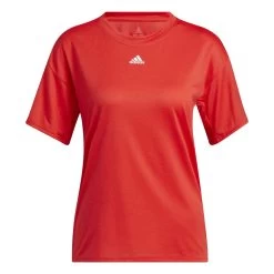Adidas 3-Streifen AEROREADY T-Shirt Damen Rot