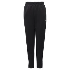 Adidas 3-Streifen Doubleknit Tapered Leg Hose Kinder Schwarz
