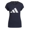 Adidas 3-Streifen Training T-Shirt Damen Navy Weiß