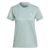 Adidas AEROREADY Designed 2 Move Sport 3-Streifen T-Shirt Damen Hazy Grün -Sportbekleidung Geschäft adidas aeroready designed 2 move sport 3 streifen t shirt damen gl3816