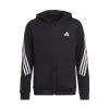Adidas AEROREADY Primegreen 3-Streifen Kapuzenjacke Kinder Schwarz Weiß -Sportbekleidung Geschäft adidas aeroready primegreen 3 streifen kapuzenjacke kinder schwarz gt9416