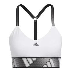 Adidas All Me Light Support Training Sport-BH Damen Weiß Schwarz