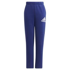 Adidas Badge Of Sport Fleece Hose Kinder Blau Weiß