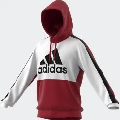 Adidas CB Fleece Hoodie Herren Rot Weiß