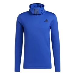 Adidas COLD.RDY Techfit Fitted Long Sleeve Hoodie Herren Blau Schwarz